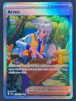 Pokemon Arven Illustration Rare 249/198 SVI Scarlet & Violet LP/NM - Image 1