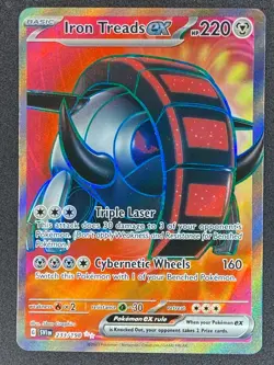 Pokemon Iron Treads ex Full Art 233/198 SVI Scarlet & Violet NM - Image 1