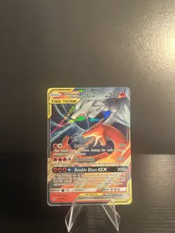 Pokemon TCG Reshiram & Charizard GX Tag Team Sun & Moon Promo - Image 1