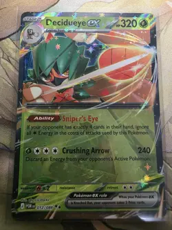 Pokemon TCG Decidueye Ex 012/088 Perfect Order Double Rare Holo NM - Image 1