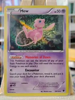 Mew 29/124 Holo Rare Fates Collide Pokemon TCG NM/M - Image 1