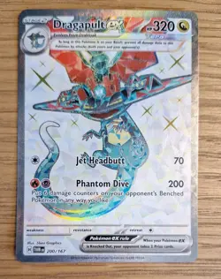 Dragapult ex 200/167 Ultra Rare Twilight Masquerade Pokemon Near Mint - Image 1