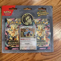 Pokemon Mega Evolution Ascended Heroes 2 Pack Blister Collection Larry And Erika - Image 2