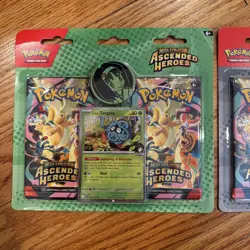 Pokemon Mega Evolution Ascended Heroes 2 Pack Blister Collection Larry And Erika - Image 3