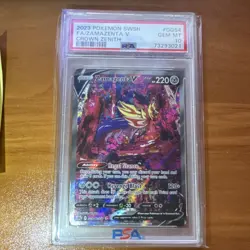 Pokemon Zamazenta V GG54 Crown Zenith Galarian Gallery Ultra Rare Holo PSA 10 - Image 1