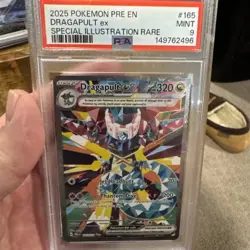 2025 Pokemon Dragapult ex Special Illustration Rare #165 PSA 9 MINT - Image 2