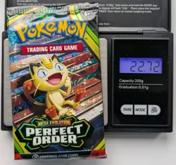 Mega Evolution Perfect Order Booster Pack - Heavy 22.72g - Meowth - Pokemon - Image 1