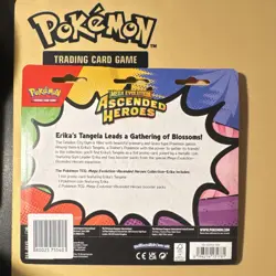 Pokemon TCG Mega Evolution Ascended Heroes 2-Pack Erika's Tangela Promo & Coin - Image 2