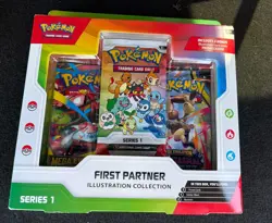 Pokemon TCG First Partner Illustration Collection Series 1 Box Promo Booster En… - Image 1