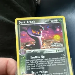 Nintendo 2004 Pokemon TCG Team Rocket Returns Dark Arbok 29/109 Rare 90 HP - Image 3