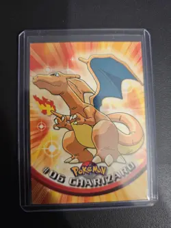 Charizard #6 Pokemon Topps TV Animation Series Edition Non Holo - LP - Image 1