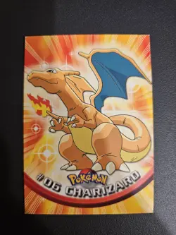 Charizard #6 Pokemon Topps TV Animation Series Edition Non Holo - LP - Image 3