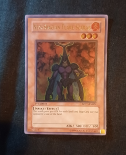 Yu-Gi-Oh Neo Spacian Flare Scarab POTD-EN004 - 1st Edition - Ultimate Rare - NM - Image 1