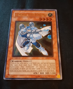 Yu-Gi-Oh - Elemental Hero Bubbleman - CRV-EN014 - Ultimate Rare - 1st Ed - Mint - Image 2