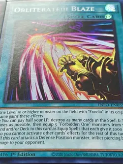 Exodia Full 5 Piece Set + Incarnate + Obliterate!!! + Blaze + Rage | YuGiOh! - Image 5