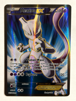 Mewtwo EX - 157/162 - Pokemon Breakthrough XY Full Art Ultra Rare Card NM - Image 1