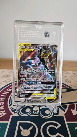 TAG 9 (939) MINT Gitatina & Garchomp GX SM193 Black Star Promo Pokemon Card - Image 1