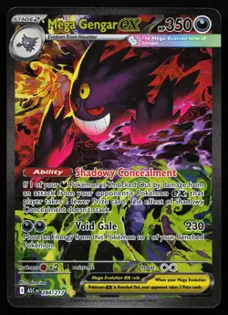 Mega Gengar ex 284/217 Special Illustration Rare Ascended Heroes Pokemon Card - Image 1
