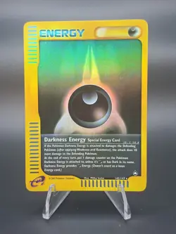 Darkness Energy 142/147 Holo Aquapolis English Pokemon Card E-Reader WoTC NM TCG - Image 3