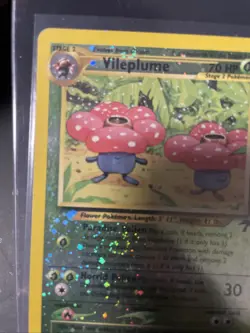 Pokemon Vileplume TCG Holo Card 17/18 Southern Islands DOUBLE SWIRL - Image 2