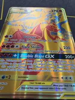 Reshiram & Charizard GX JUMBO Card SM247 Promo Holo LP - Image 2