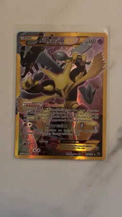 Pokemon Alakazam EX 125/124 XY Fates Collide Secret Rare Full Art Holo Card - Image 1