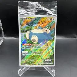 Snorlax 051 Sv: Scarlet & Violet Promo Cards Holo Illustration Rare SEALED - Image 1