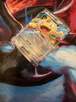 Pokemon Meowth ex 062/088 Double Rare Holo Card Perfect Order Mint - Image 3