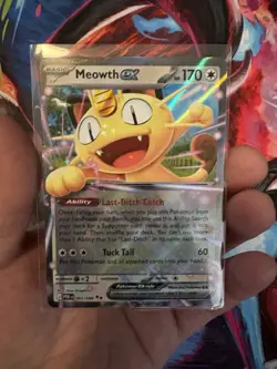 Pokemon Meowth ex 062/088 Double Rare Holo Card Perfect Order Mint - Image 5