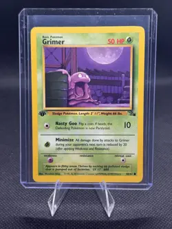 Pokemon TCG Grimer Fossil 1st Edition Common Card 48/62 NM Condition - Image 4