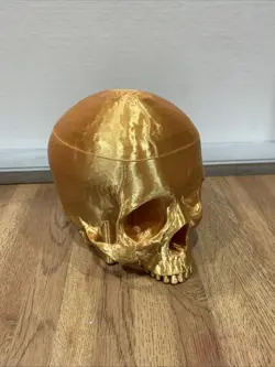 Skull Deck Box - Holds 100 Sleeved Cards - Perfect For MTG YUGIOH POKEMON - Image 1