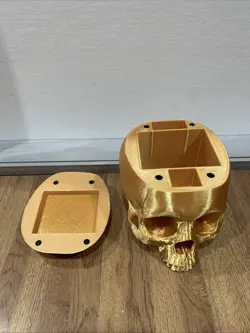 Skull Deck Box - Holds 100 Sleeved Cards - Perfect For MTG YUGIOH POKEMON - Image 4