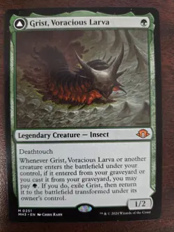 Grist, Voracious Larva NM Modern Horizons 3 MTG FREE SHIPPING - Image 1