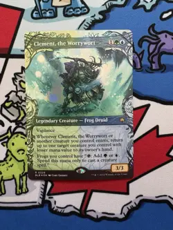 Clement, the Worrywort x1 Mtg Foil Woodland Showcase Bloomburrow - Image 1