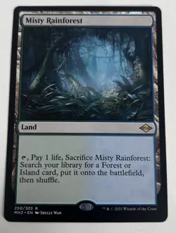 MTG Misty Rainforest Modern Horizons 2 Rare Land English 250/303 Regular Shelly… - Image 1