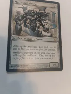 1x MTG Mycosynth Golem Fifth Dawn Rare MP Modern Commander - Image 3