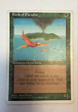 Birds of Paradise MTG Core Set 4th Edition Regular - Image 1
