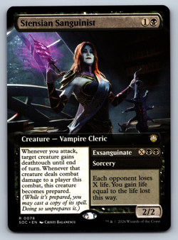 Stensian Sanguinist Extended Art Commander - MTG Secrets of Strixhaven - Image 1