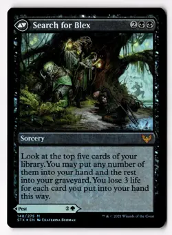 Blex, Vexing Pest 148 Strixhaven: School of Mages Foil LP - Image 2