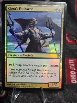 Kiora's Follower 1x FOIL BNG MTG Born of the Gods Uncommon MINT green blue - Image 1