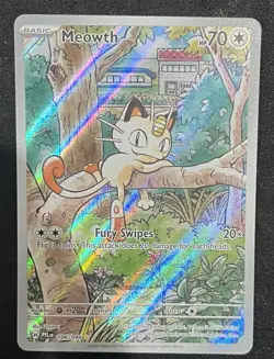 Pokemon TCG 2025 Meowth Mega Evolutions Phantasmal Flames #106/094 NM Condition - Image 1