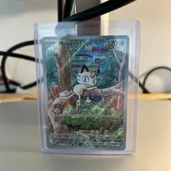 Meowth 106/094 Pokemon TCG Phantasmal Flames Illustration Rare - Image 1