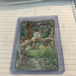 Meowth 106/094 Pokemon TCG Phantasmal Flames Illustration Rare - Image 2