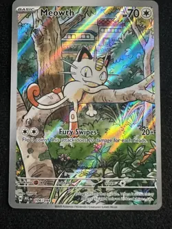 Meowth 106/094 Phantasmal Flames English Pokemon Card TCG NM - Image 1