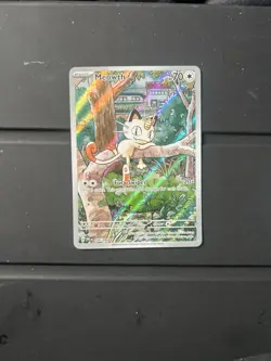 Pokemon TCG Meowth 106/094 Near Mint/Mint Pack Fresh Phantasmal Flames - Image 1