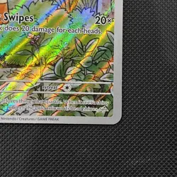 Pokemon TCG Mega Evolution Phantasmal Flames Meowth Full Art Holo 106/094 - Image 4