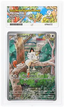 Pokemon TCG - Meowth 106/094 - Phantasmal Flames - ACE 9 - Image 3