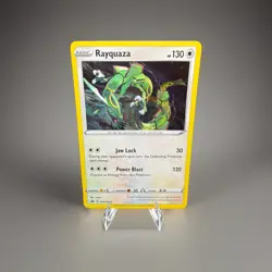 Pokemon Rayquaza Basic Promo Holo 130 HP SWSH029 SWSH: Sword & Shield READ DISC - Image 1