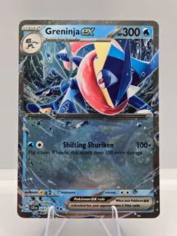 Greninja ex 41/142 Double Rare Stellar Crown Pokemon NM - Image 1