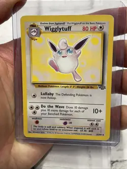 Pokemon TCG Wigglytuff Jungle 32/64 Unlimited Non Holo Rare WOTC LP Vintage Vtg - Image 1